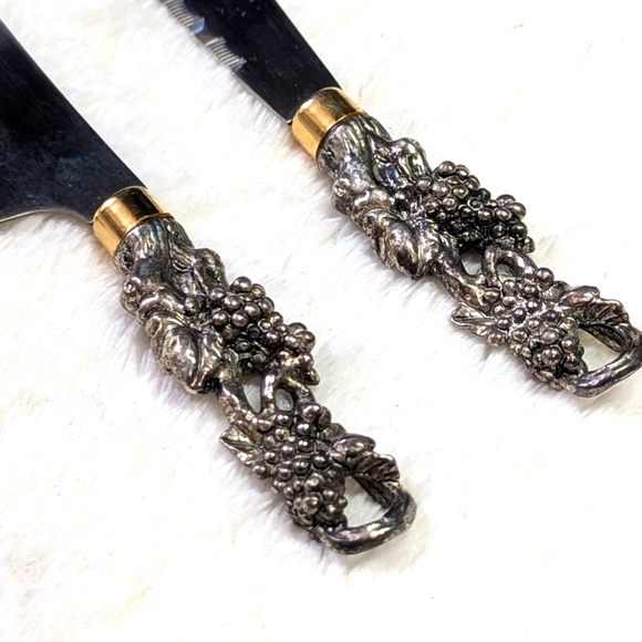 Vintage 1988 Arthur Court Pair Of Cheese Knifes - Picture 7 of 7